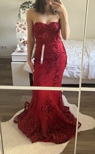 Henna Abendkleid Ballkleid rot