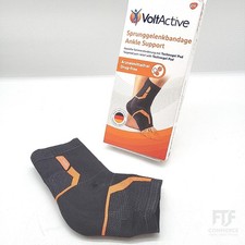 VoltActive Sprunggelenkbandage Fußbandage für Sport  Right, Gr.M- 1 × Loch