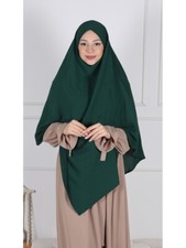 Khimar Jazz Stoff 1-lagig-Damen Islamisches Kopftuch Hijab Schals Mehrfarbig