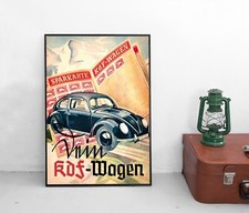 Poster VW Käfer Dein KdF