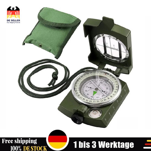 Bundeswehr kompass mit etui - bundeswehr,