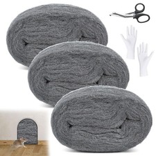 Hochwertiges Stahlwolle Set, 3