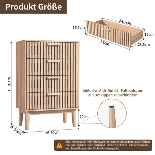 Kommode mit schubladen - 6/4,