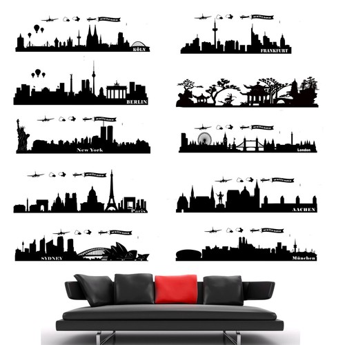 Wanttattoo skyline viele - skyline,,
