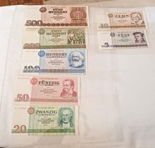 DDR Banknoten original