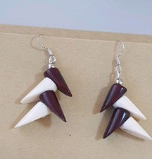 Ausgefallene OHRRINGE aus Horn