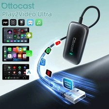 OTTOCAST Play2Video Ultra AI Box DAZN YouTube Wireless CarPlay Android Auto