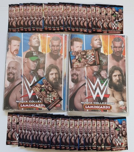 Wwe wrestlig lamincards - wwe,