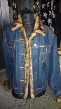 Jeansjacke Jacke Gr.42  Kunstpelzbesatz Pelzkragen Kunstfell fake fur