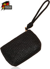 Damen Stroh Clutch Tasche