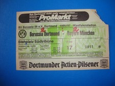 86/87 Ticket BVB Dortmund FC