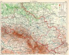 Landkarte. Schlesien, Maßstab