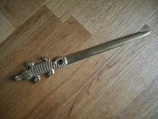 Alter Messing-Brieföffner mit