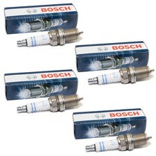 Zündkerze 4 X Bosch Super plus FLR8LDCU für Audi A4 BMW 3er Opel Astra VW Passat