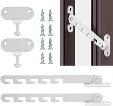 2 Stück Fensterfeststeller für Kippfenster aus Metall, Einstellbarer Fensterregl