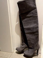 Stiefel Rauleder mausgrau von