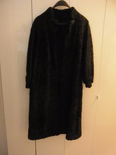 persianer mantel schwarz gr 38