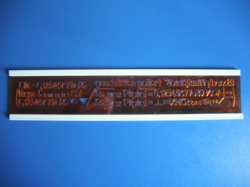 Schriftschablone 5mm