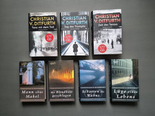 Christian von Ditfurth, 7 Romane, Hardcover, Gebunden
