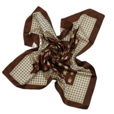 Herren Halstuch Braun Beige