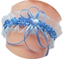 Strumpfband Braut blau