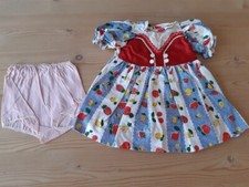 Original Set: Puppendirndl und Unterhose für große Puppe, 50-er Jahre