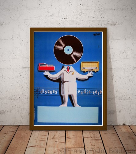 Poster plakat radio discs - poster-plakat,