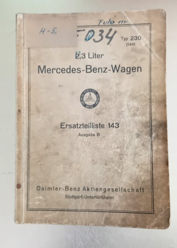 Mercedes benz ersatzteilliste - mercedes-benz,