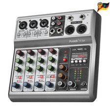 Aveek Audio Mixer 5 Kanal USB