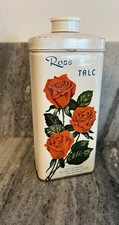 Vintage Rose Talc Large Talcum
