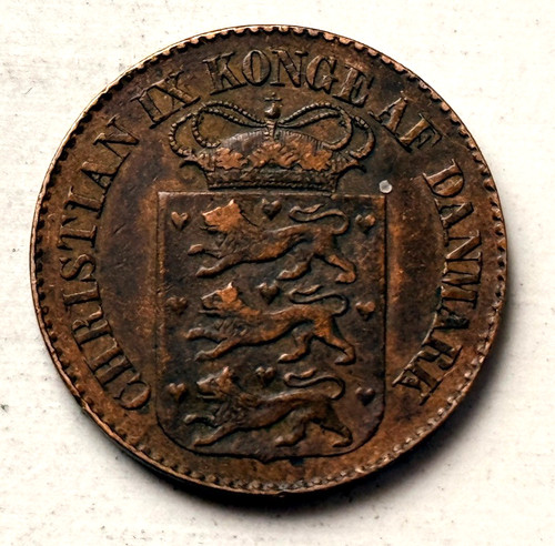 Cent 1878 danish westindien - cent,