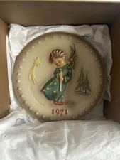 Goebel Hummel Jahresteller 1971 "Christkindlein kommt" Hum264 Mitarbeiterausgabe