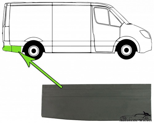 Seitenwand reparaturblech - seitenwand,