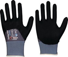 12x Handschuhe LeikaFlex® Brilliant Gr.10 grau/schwarz PSA II  LEIPOLD