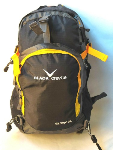 Black crevice rucksack - black,