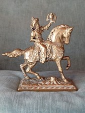 Antik Messingfigur einer