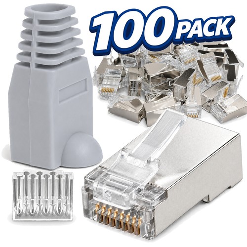 100x cat6 rj45 stecker - rj45,