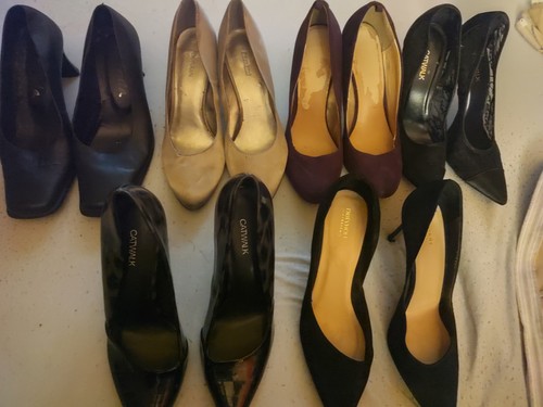Pumps paket 6 paar - gr.40/41,