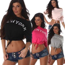 Damen Pullover bauchfrei