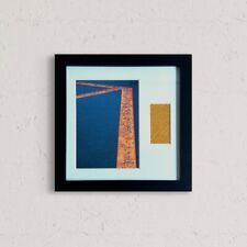 Christo - „The Floating Piers“ Offsetdruck mit  Stofffetzen