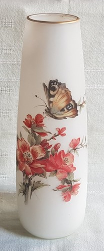 Opalglas vase mit - opalglas,