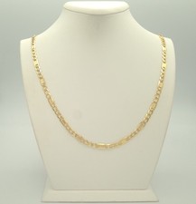 585 Gold Halskette Figaro Steg