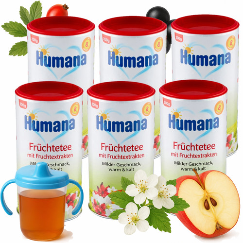 Humana früchtetee für - 6x,