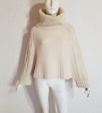 Closed kuschel weicher femininer dicker 100% Kaschmir Pullover Grobstrick weit