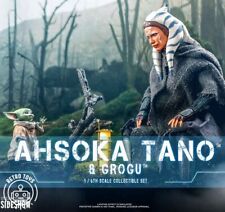 HOT TOYS AHSOKA TANO GROGU Deluxe Star Wars DX21 1/6 Figur Mandalorian Sideshow