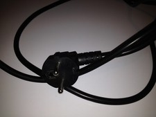 Stromkabel, Anschlußkabel, Netzkabel 3-polig, 3 x 0,75, Länge 1,75 m schwarz