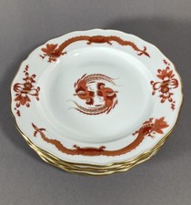 Sechs Meissen Roter Drache