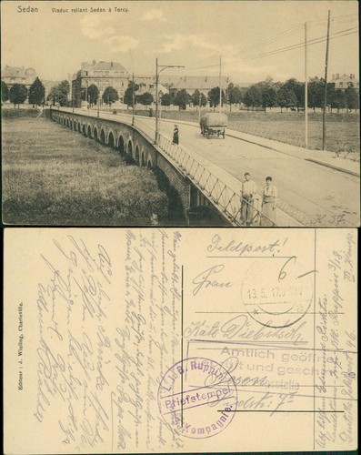 Cpa sedan viaduc - sedan,