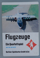 Berliner Spielkarten Nr. 631 6737: Quartett "Flugzeuge" 1977 (111157)