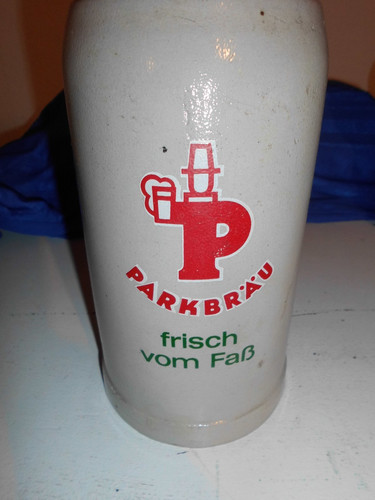 Alter parkbräu steinkrug 0 - parkbräu,